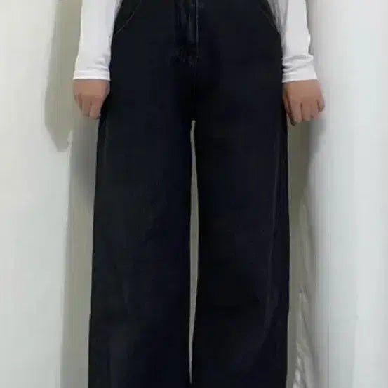[BUNJANG] Black Blue Wide Fit Jeans / 흑청 와이드핏 청바지