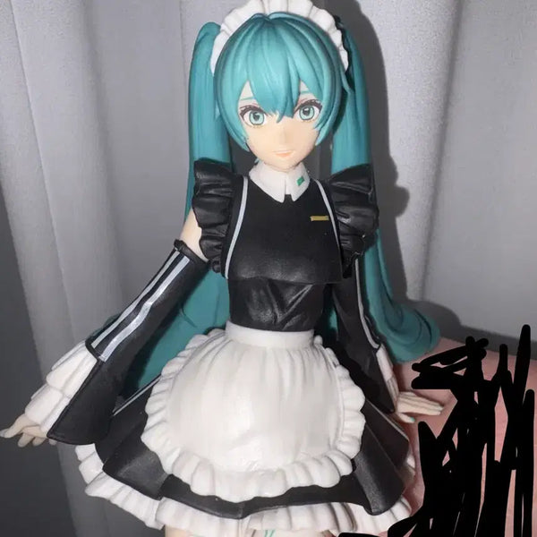[BUNJANG] FuRyu Hatsune Miku Sporty Maid Noodles Stopper Figure / 하츠네 미쿠 후류 스포티 메이드 누들스토퍼 양도해요