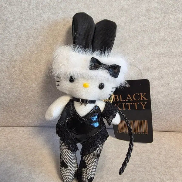 [BUNJANG] Sanrio Hello Kitty Tanning Bunny Girl Charm / 새생품) 블랙 키티 바니걸 키링 헬로키티 태닝키티 sm