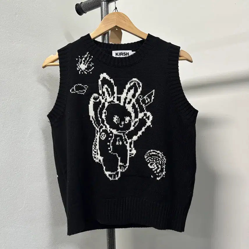 [BUNJANG] Kirsh Rabbit Knit Vest / 키르시 토끼 니트 조끼