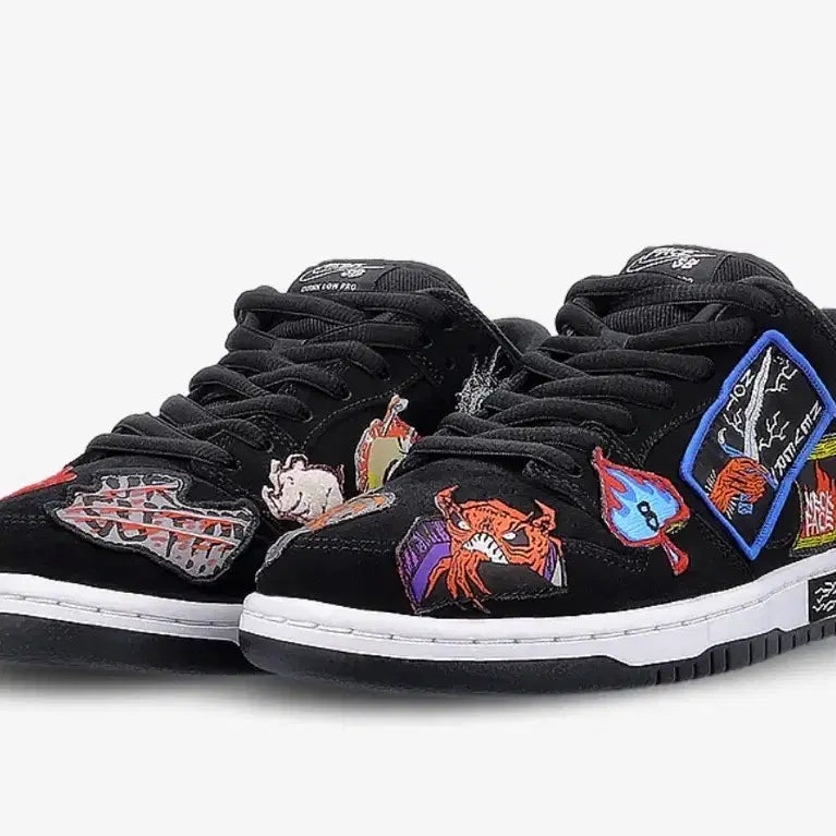 [BUNJANG] Nike SB x Neckface SB Dunk Low Pro Black / 나이키 X SB 넥페이스 SB 덩크 로우 프로 블랙 285 새상품