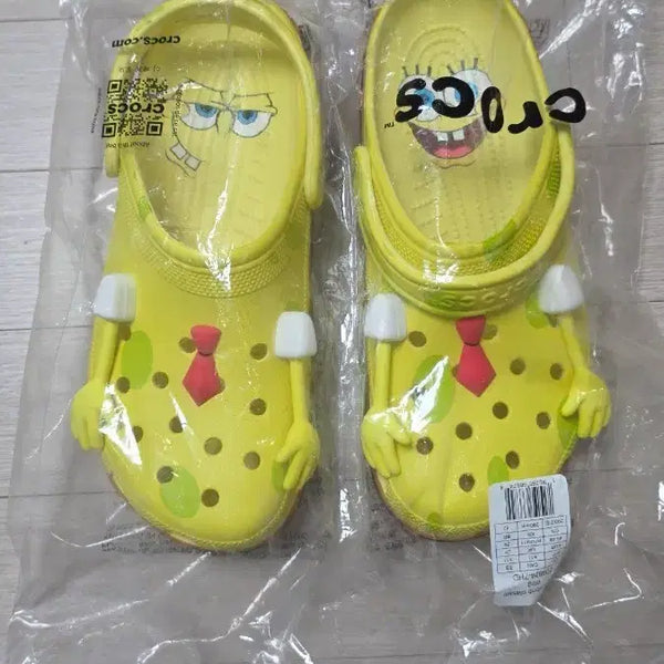 [BUNJANG] Crocs x SpongeBob Classic Clog Banana / US11 ) 크록스 x 스폰지밥 클래식 클로그 바나나