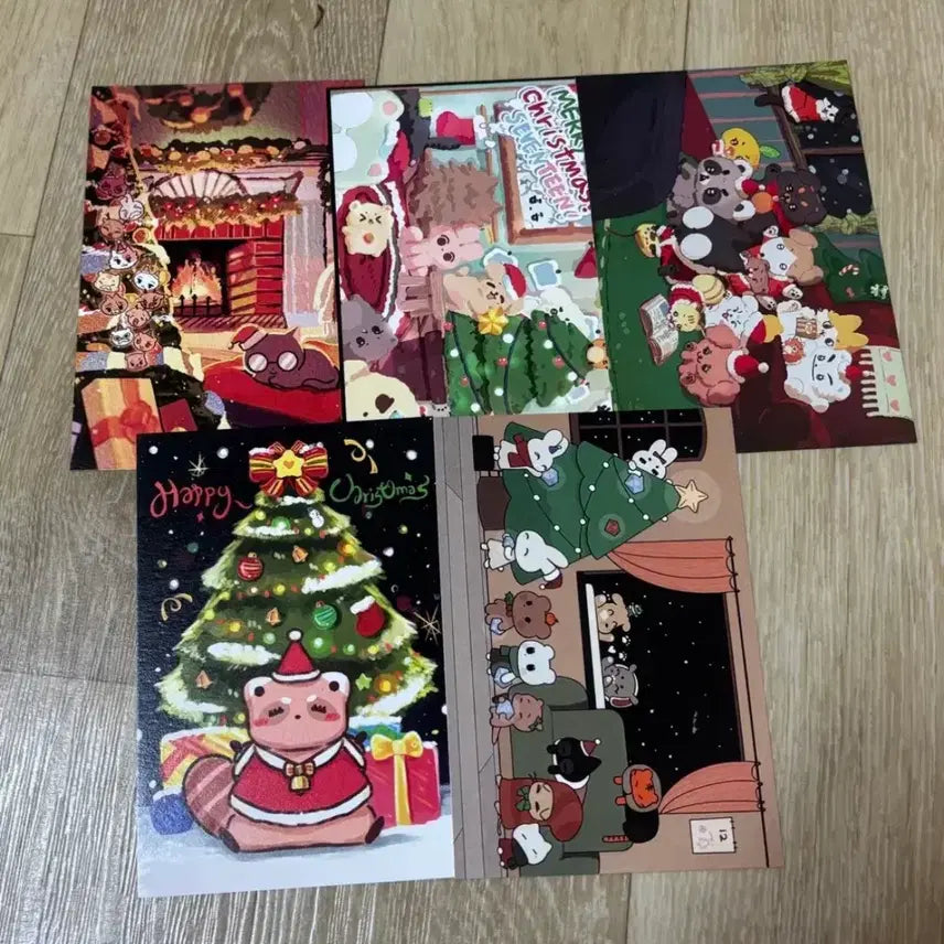 [BUNJANG] Seventeen Christmas Postcard Bundle Set / 세븐틴 크리스마스 엽서 일괄