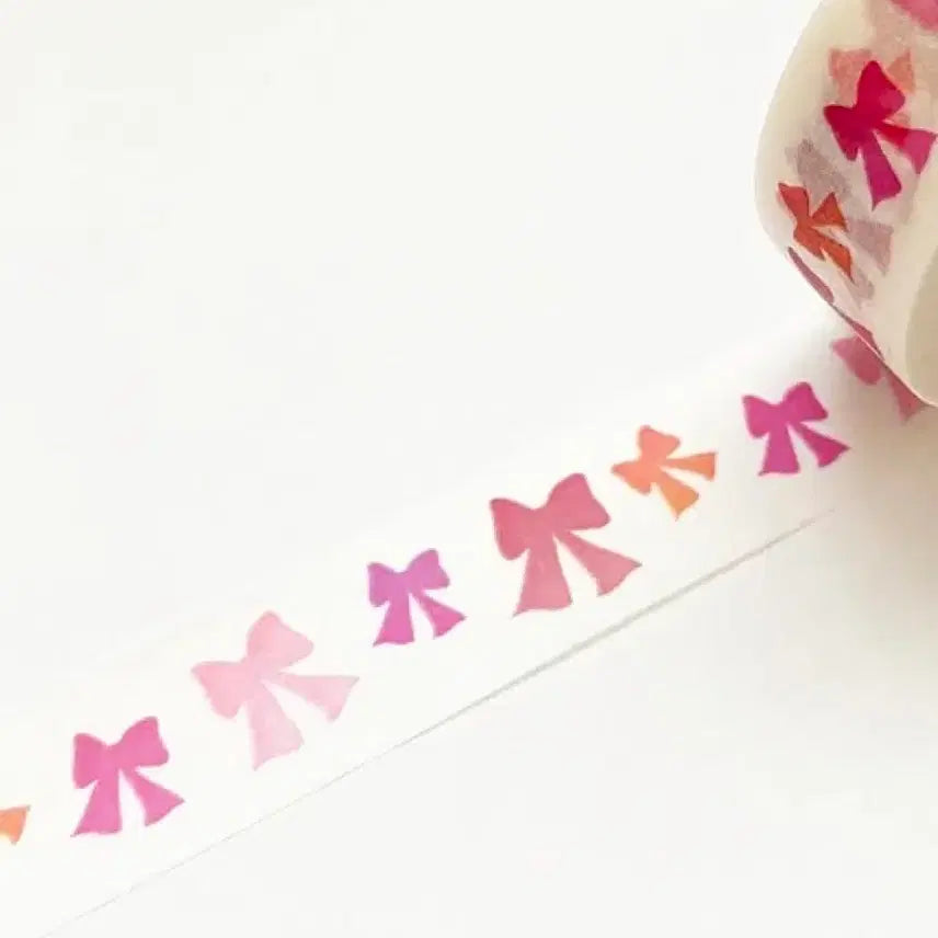 [BUNJANG] Ribbon Washi Tape Set (2 Rolls) / 리본마테2set