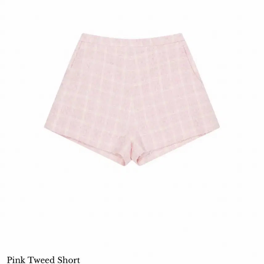 [BUNJANG] Le Plain Pink Tweed Shorts M / 르플레인 핑크 트위드 쇼츠 M
