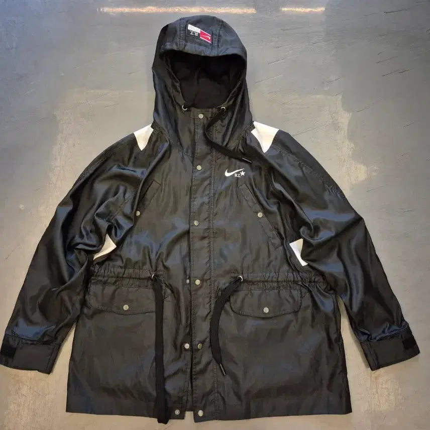 [BUNJANG] Nike Lab Riccardo Tisci Collaboration Nylon Hooded Jacket / L~>나이키 랩 리카르도 티시 후드 자켓