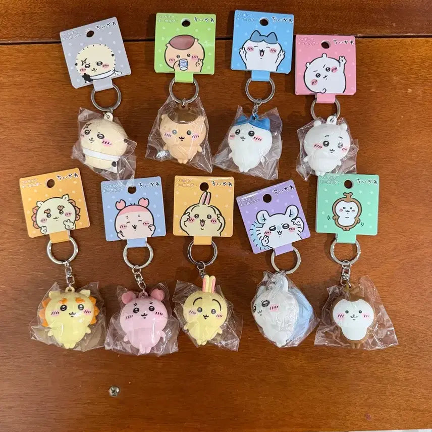 [BUNJANG] Chiikawa Hachiwale Usagi Momonga Kurimanju Figure Keychain / 먼작귀 치이카와 피규어 키링 하치와레 우사기 모몽가 쿠리만쥬