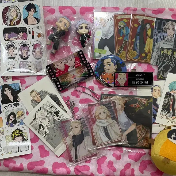[BUNJANG] Tokyo Revengers Mikey & Baji Figure & Plush Bundle Set / 일괄)도쿄 리벤져스 굿즈 마이키 바지 피규어 인형 파샤