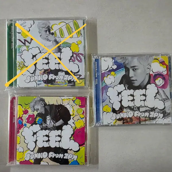 [BUNJANG] 2PM Junho Solo Album 'FEEL' Set / [빠르게 정리희망] 준호솔로앨범 FEEL 판매