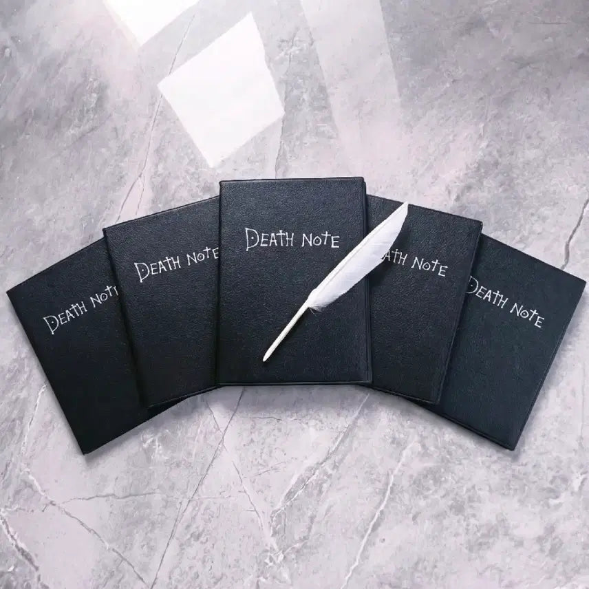 [BUNJANG] Death Note 5th Volume & Feather Pen Set (Unused) / (미사용) 데스노트  5권 + 깃털펜