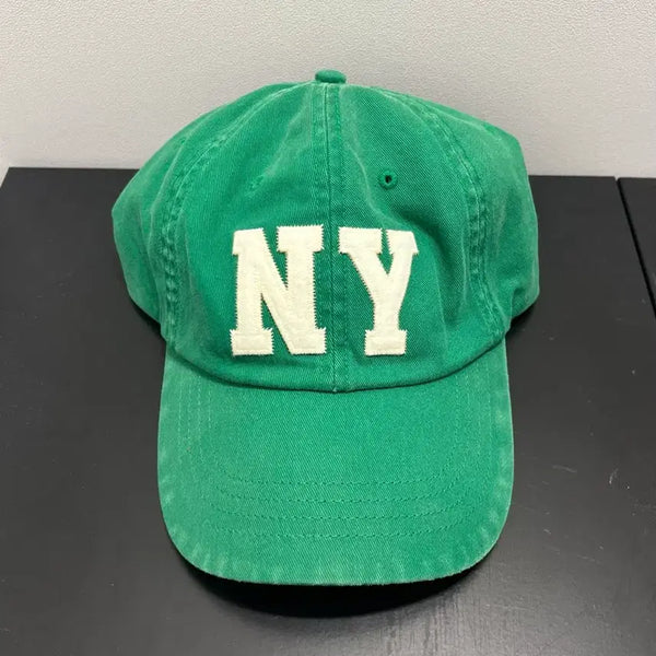 [BUNJANG] Polo Ralph Lauren NY Patch Twill Ball Cap Green / 폴로 랄프로렌 NY 패치 트윌 볼캡 그린