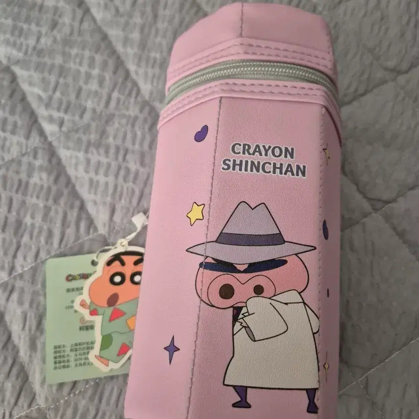 [BUNJANG] Crayon Shin-chan Pencil Holder Pen Case Pink / 짱구는못말려 연필꽂이 필통 핑크(무료배송)