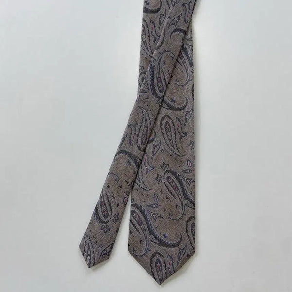 [BUNJANG] Balenciaga Paisley Silk Necktie / BALENCIAGA 발렌시아가 정품 명품 페이즐리 넥타이
