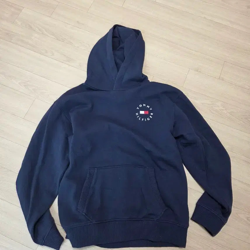 [BUNJANG] Tommy Hilfiger Navy Hoodie / 타미힐피거 네이비 후드티