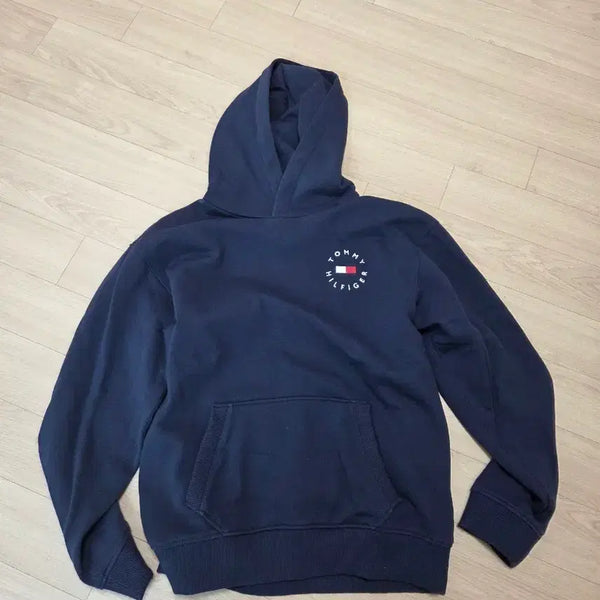 [BUNJANG] Tommy Hilfiger Navy Hoodie / 타미힐피거 네이비 후드티