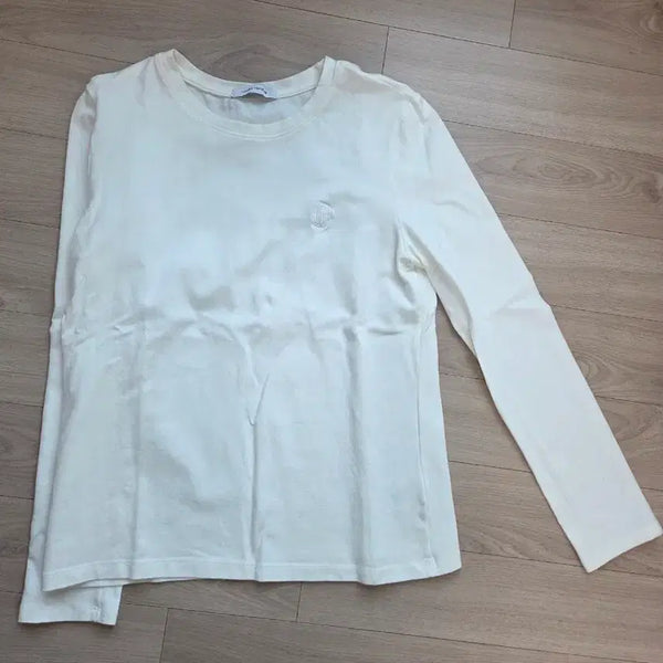 [BUNJANG] Code Combine Women's Long Sleeve T-Shirt Ivory / 코드즈컴바인 여성 긴팔 티셔츠 아이보리