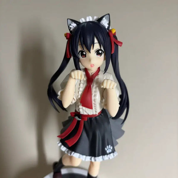 [BUNJANG] K-ON! Azusa Nekocafe Nyan Cafe Figure / 박스x) 케이온 아즈사 네코카페 냥카페 피규어