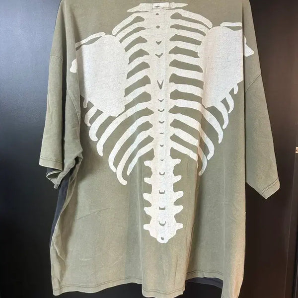 [BUNJANG] Kapital Bone T-Shirt Two-Tone Size F / 캐피탈 본 티셔츠 투톤 F사이즈