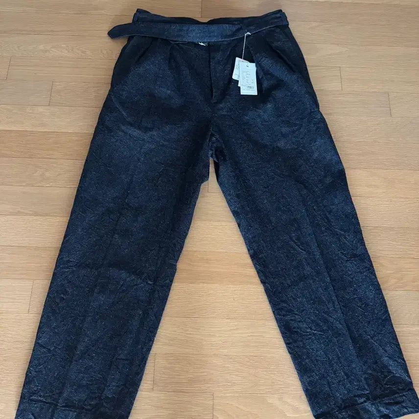 [BUNJANG] Kaptain Sunshine Cotton Linen Denim Riviera Trousers / 캡틴선샤인 Cotton Linen Denim Riviera Trousers