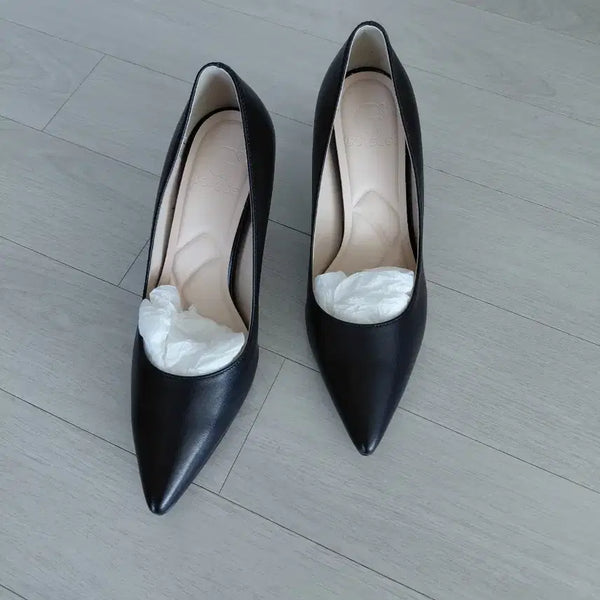 [BUNJANG] Gosha Air Cushion Black High Heel Pumps 235 (7cm) / (최종) *새상품* 착샷O 고세 에어 쿠션 블랙 기본 하이힐 펌프스 구두 235 7cm