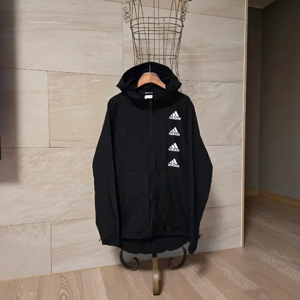 [BUNJANG] Adidas Windbreaker Jacket Running Top / [L] 아디다스 바람막이 자켓 런닝복