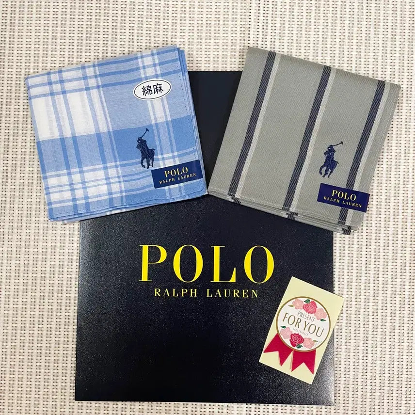 [BUNJANG] Polo Ralph Lauren Men's Handkerchief / (새상품) 폴로 남성 손수건
