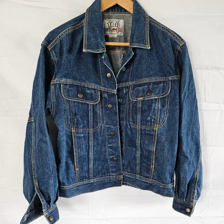 [BUNJANG] Lee 100th Anniversary Vintage Denim Jacket Blue / 리 100주년 빈티지데님 자켓 블루
