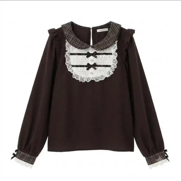 [BUNJANG] Noémi Double Ribbon Yoke Blouse / 노에미 더블 리본 요크 블라우스 양지뢰 지뢰계 양산형