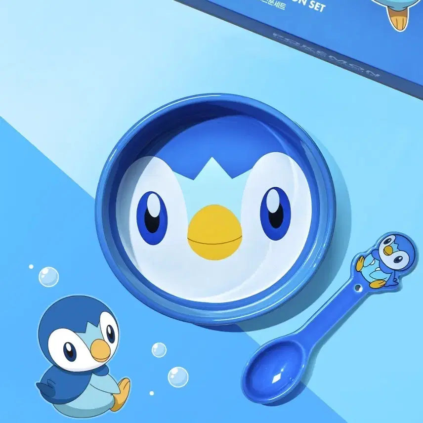 [BUNJANG] Yogurt World Pinguin Yogurt Bowl & Spoon Set (Sealed) / (미개봉) 요거트월드 팽도리 요거트볼&스푼세트