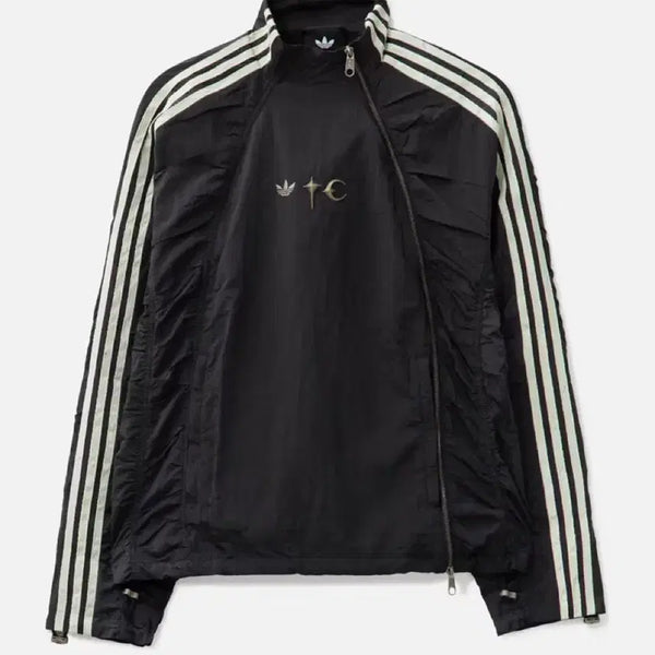 [BUNJANG] Adidas x Thug Club Woven Track Top Black Silver Metallic / 아디다스 x 떠그 클럽 우븐 트랙탑 블랙 실버 메탈릭 - KR 사이즈