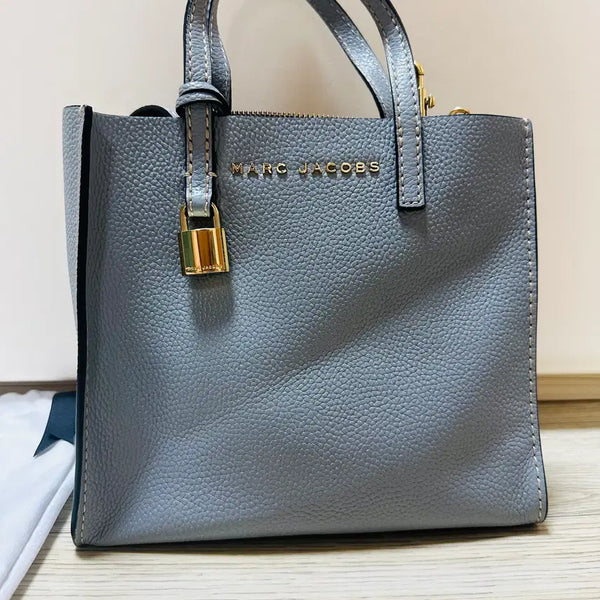 [BUNJANG] Marc Jacobs Mini Grind Tote Bag Gray / 마크제이콥스 미니 그라인드 토트백 그레이