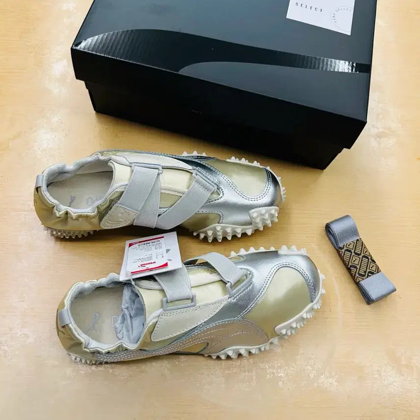 [BUNJANG] Puma Mostro Power & Grace Alpine Snow Silver Authentic Sneakers / 새상품 235 푸마 모스트로 파워 앤 그레이스 알파인 스노우 푸마 실버 정품