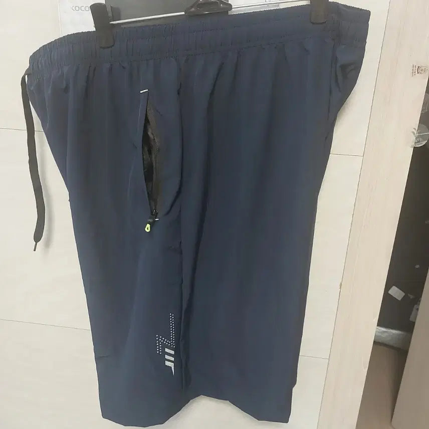 [BUNJANG] Men's Cooling Fabric Shorts Navy 3XL / 기능성  냉감원단  반바지 3XL 새상품  군청색