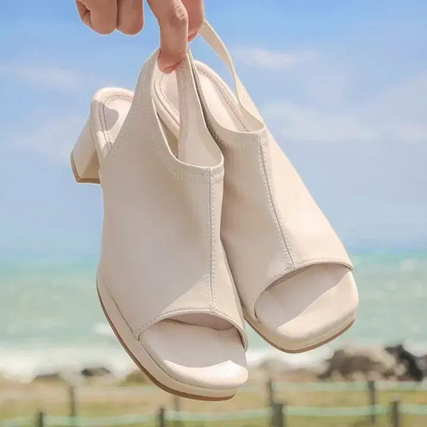 [BUNJANG] VOGA Swendy Platform Sandals Heels / VOGA 스웬디 가보시 샌들힐