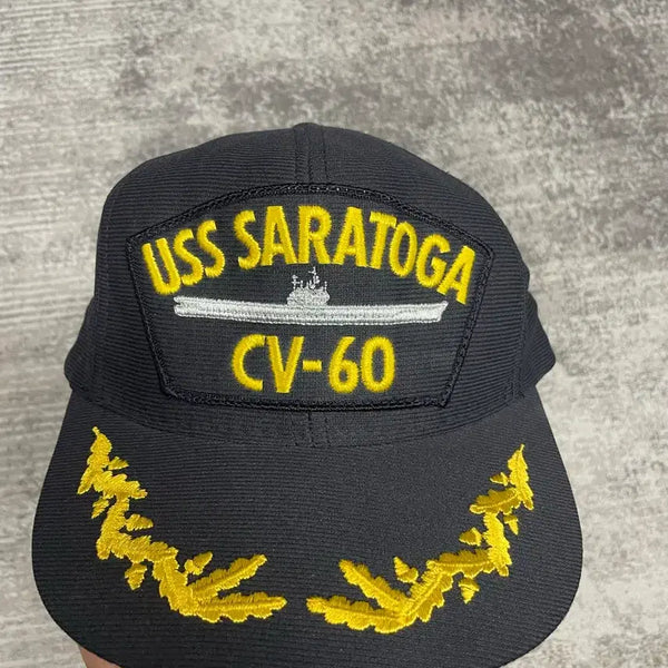 [BUNJANG] USA Navy USS Saratoga CV-60 Vintage Cap / USA NAVY vtg CAP