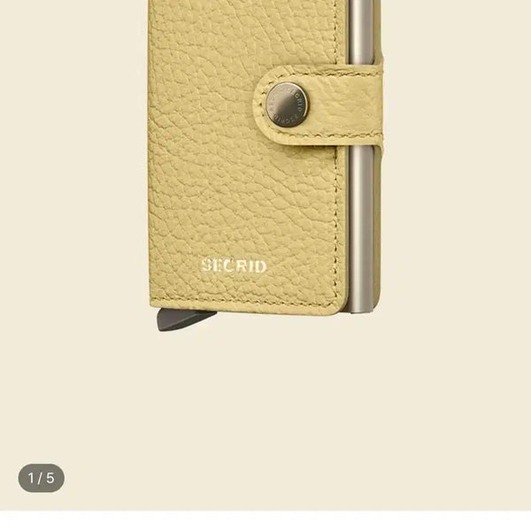 [BUNJANG] Secret Butter Yellow Card Holder / 시크리드 버터 옐로우