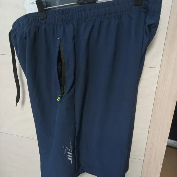 [BUNJANG] Men's/Women's Functional Cooling Fabric Shorts Navy Blue 3XL / 기능성 냉감원단 반바지  3XL. 새상품  군청색