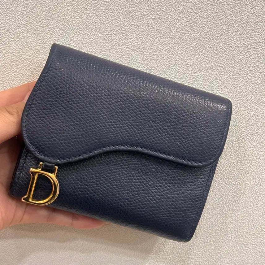 [BUNJANG] Dior Lotus Trifold Wallet (Saddle) / 디올 로투스3단지갑 / 디올새들지갑