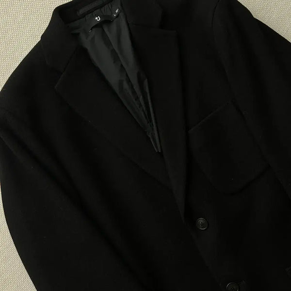 [BUNJANG] Uniqlo +J Wool Jacket Black L / 유니클로 질샌더 +J 울자켓 블랙 L