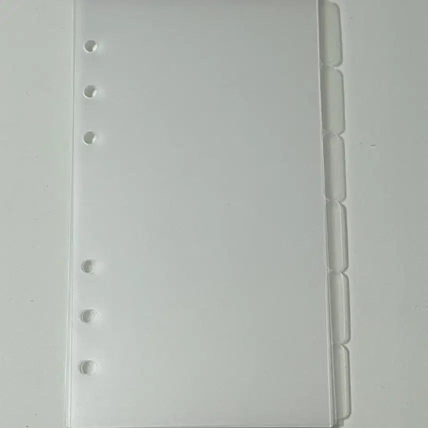 [BUNJANG] Daystation A6 6-Ring Binder Transparent Index Tabs / 데이스테이션 6공 바인더 A6 반투명 인덱스 탭