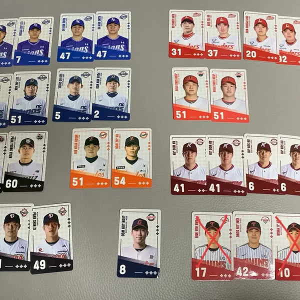 [BUNJANG] KBO Baseball Cards - Paldo Bibimyeon Collaboration / 팔도비빔면 KBO카드