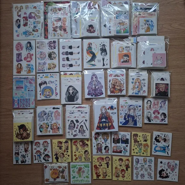 [BUNJANG] Blogger Stickers - Assorted Artists (Ddoha, Bu, Dupal, 75, Chaechae) / 블로거인스 처분 또하님 부님 두팔님 75님 채채님 인물인스 블로거포용
