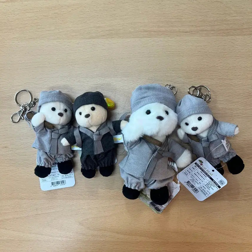[BUNJANG] Dongjaseung Louie Bear Monk Bear Keychain / [새상품] 동자승 루이베어 스님 곰 키링