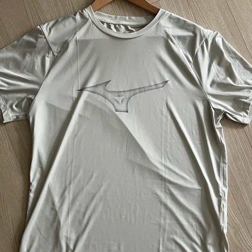 [BUNJANG] Mizuno Running Short Sleeve T-Shirt (L/Light Beige) / 미즈노 러닝 반팔 티셔츠(L/라이트베이지)