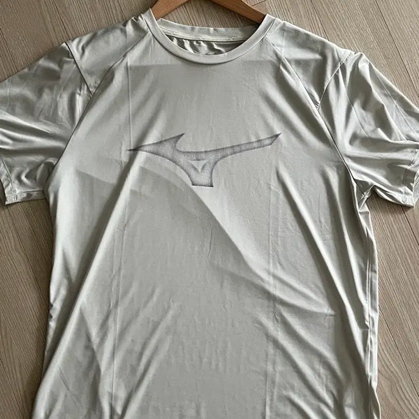 [BUNJANG] Mizuno Running Short Sleeve T-Shirt (L/Light Beige) / 미즈노 러닝 반팔 티셔츠(L/라이트베이지)
