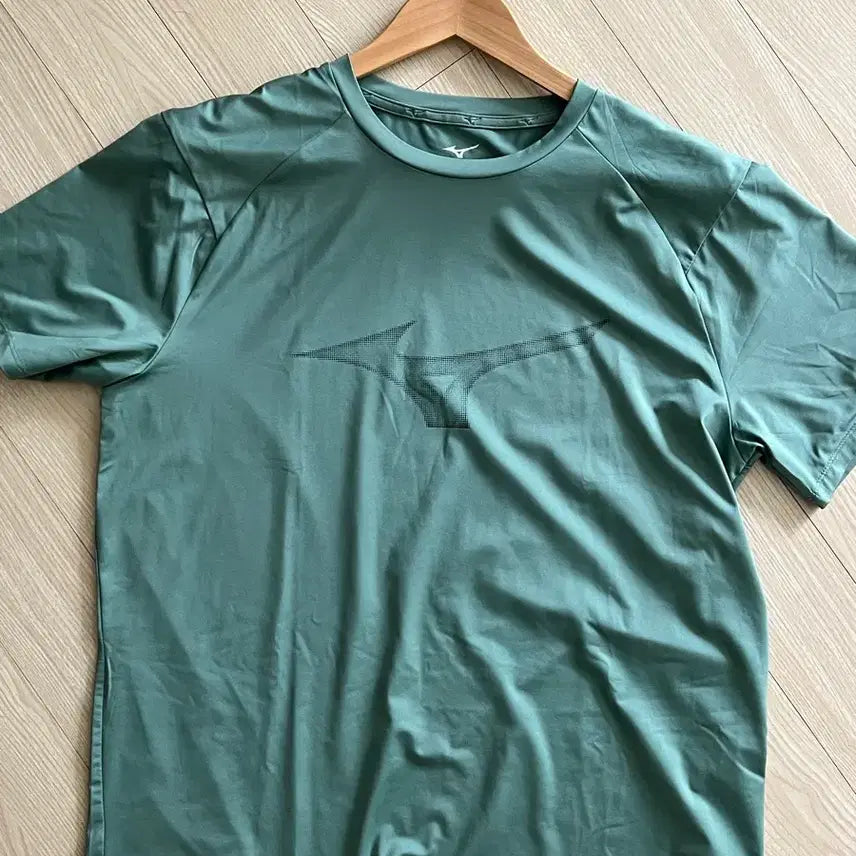 [BUNJANG] Mizuno Running T-Shirt - Green (L) / 미즈노 러닝 반팔티셔츠(L/그린)