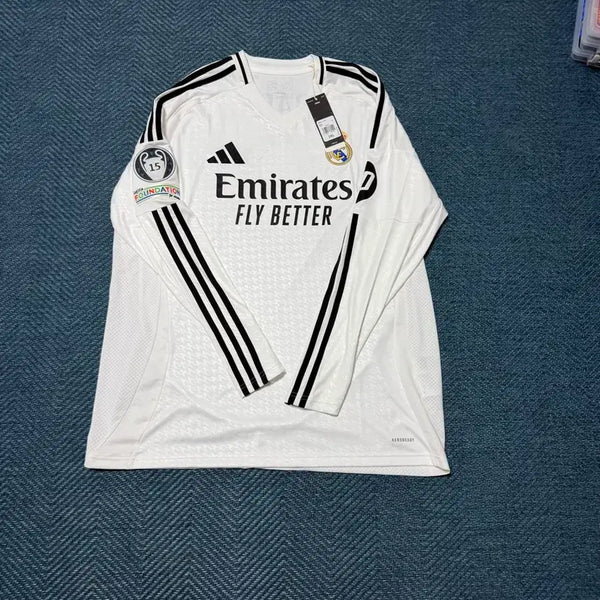 [BUNJANG] Real Madrid 24/25 Home Long Sleeve Jersey Mbappé No. 9 / 레알마드리드 24 25 홈 긴팔 no9 음바페