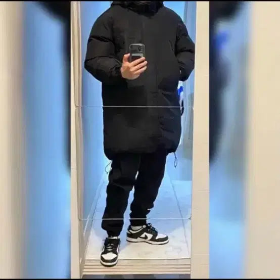 [BUNJANG] Uniform Bridge Level 7 Monster Parka Black / [M]유니폼브릿지 레벨7몬스터파카