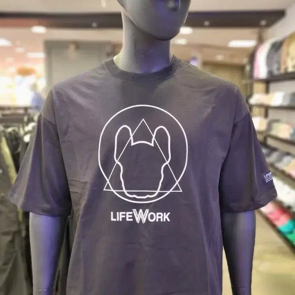 [BUNJANG] Life Work Oversized Short Sleeve T-Shirt / 새상품 라이프워크 반팔티