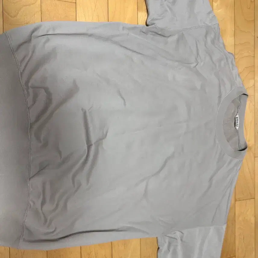 [BUNJANG] Orrery Short Sleeve Sweatshirt T-Shirt Beige (Size L) / 오라리 반팔 맨투맨 티셔츠 L사이즈 베이지